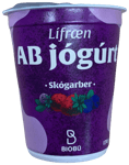 BioBú Lífræn AB Jógúrt Skógarber 170 g