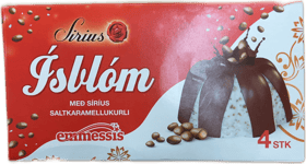 Emmessís Ísblóm Með Síríus Saltkaramellukurli 4 stk