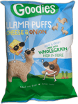 Goodies Llama Puffs ostur og laukur 30 g