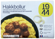 1944 Hakkbollur í brúnni sósu með kartöflumús 450 g