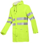 Sioen Unzen regnjakki HiViz gulur