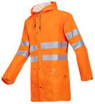 Sioen Unzen regnjakki HiViz orange