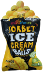 Mini Melts mangósorbet ískúlur 72 g