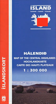 Hálendiskort 1:300.000 - Fjórðungskort