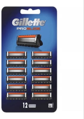 Gillette proglide blöð 12 stk