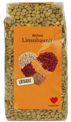 Himneskt Brúnar Linsubaunir 500 g