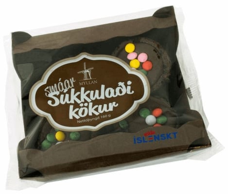 Myllan súkkulaði kökur 4 stk