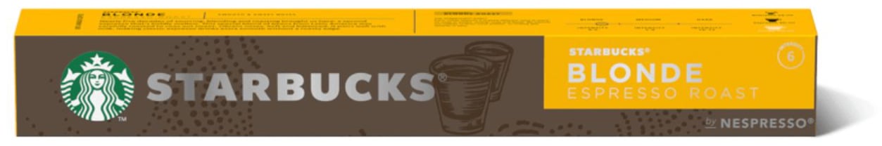 Starbucks Blonde espresso 10 stk