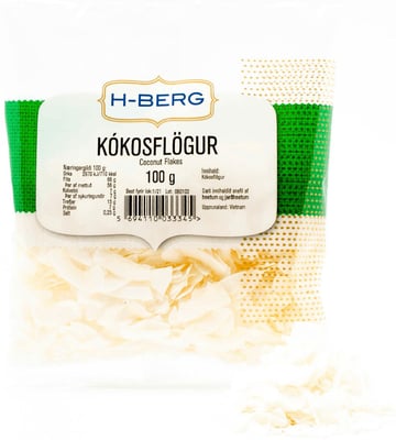 H-Berg Kókosflögur 100 gr