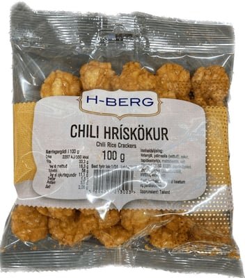 H-Berg Chili Hrískökur 100 g