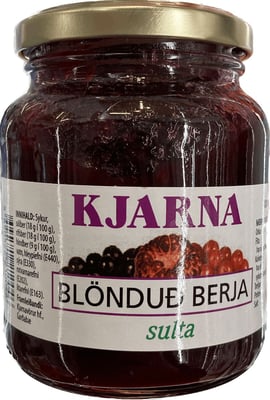 Kjarna sulta blönduð berja 400 gr