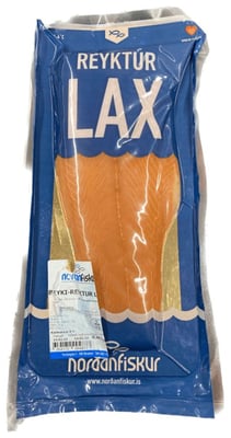 N.f reyktur lax flök ca. 500 gr