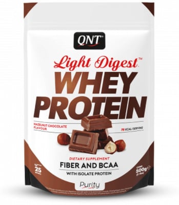 Qnt whey protein hazelnut chocolate 500 gr