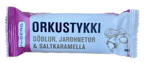 Hberg orkustykki saltkaramellu 50 gr