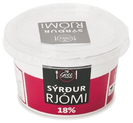Ms sýrður rjómi 180 gr 18%