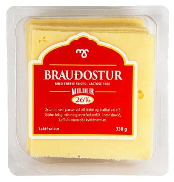 Ms Brauðostur sneiðar 330 gr