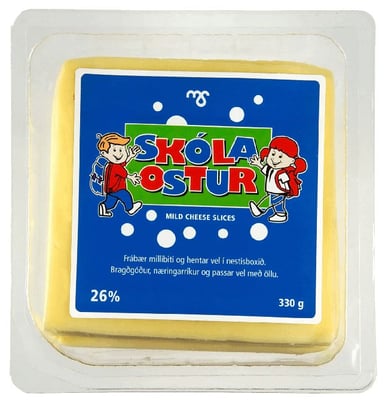 Ms skólaostur sneiðar 330 gr