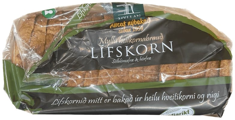 Myllan lífskornabrauð grænn 450 gr