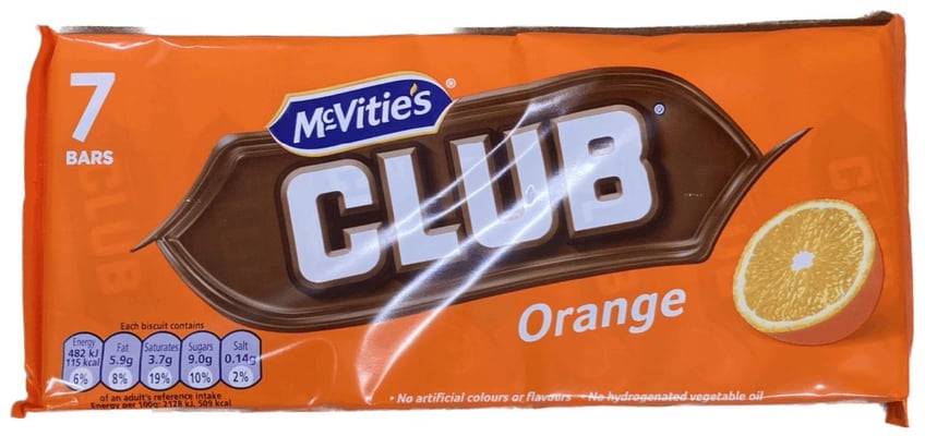 Mcv club orange 7 stk 150 gr