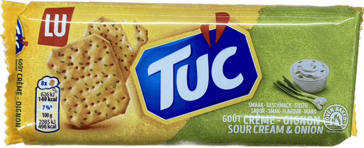 TUC kex með sýrðum rjóma og lauk 100 g