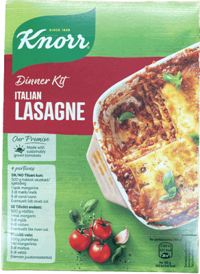 Knorr lasagne 262 gr