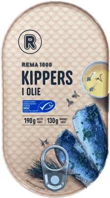Rema 1000 reykt síld í olíu 190 g