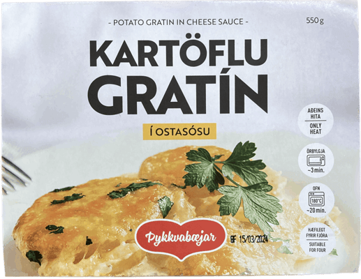 Þ.b kartöflu gratín ostasósu 550 gr