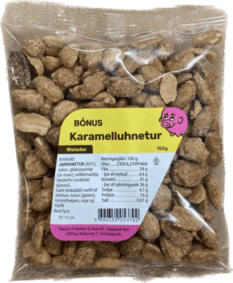 Bónus Karamelluhnetur Ristaðar 150 g