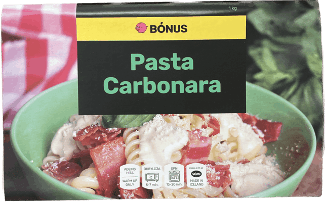 Bónus pasta carbonara 1 kg