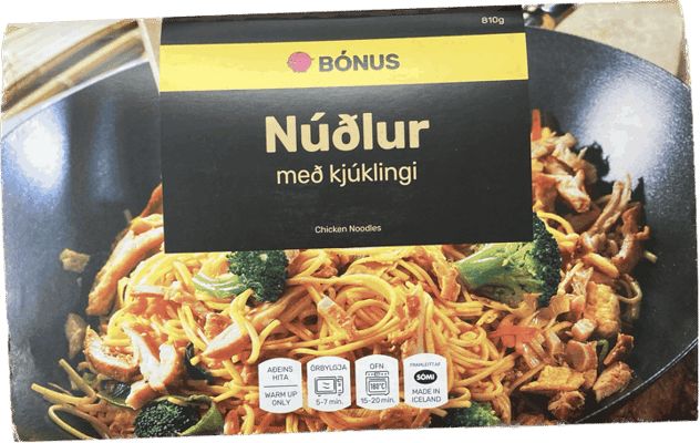 Bónus núðlur m/kjúklingi 810 gr