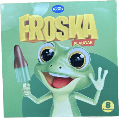 Kjörís froska flaugar 8 stk