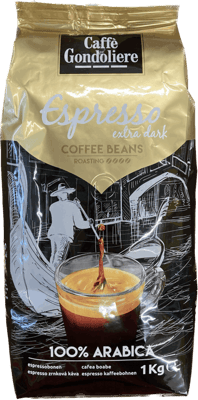 Caffè Gondoliere Espresso Extra Dark kaffibaunir 1000 g