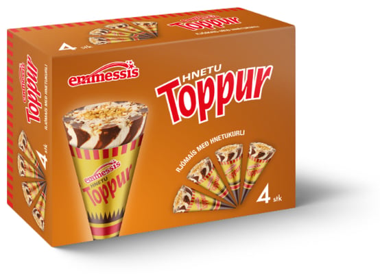 Hnetu toppur 4 stk