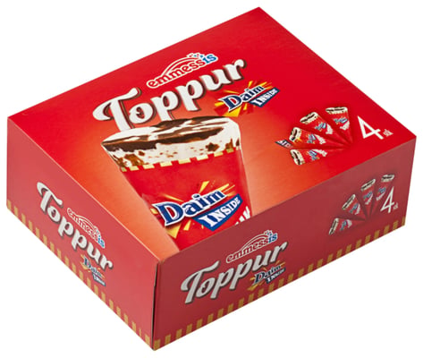 Daim toppur 4 stk