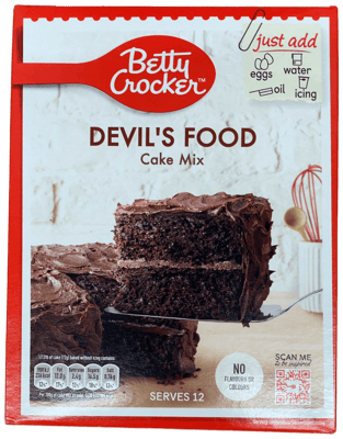 Betty Crocker Devil's Food kökumix 425 g