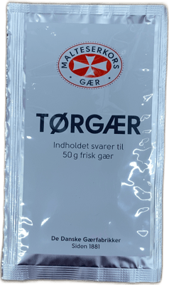 Malteserkors þurrger 11,8 g