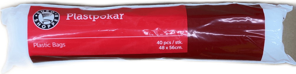 OPP plastpokar 40 stk