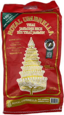 Royal Umbrella taílensk jasminhrísgrjón 10 kg