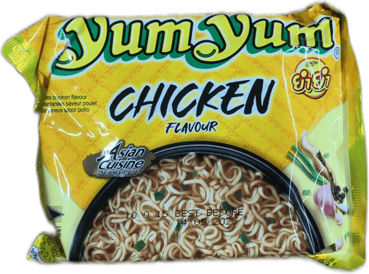 Yum Yum skyndinúðlur með kjúklingabragði