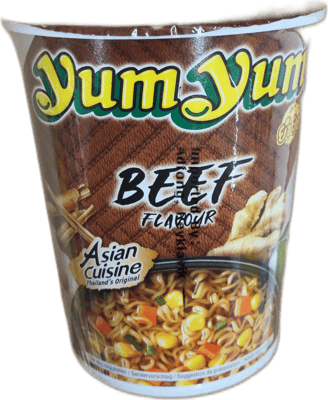 Yum Yum skyndinúðlur með nautakjötsbragði 70 g