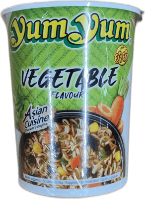 Yum Yum skyndinúðlur með grænmetisbragði 70 g