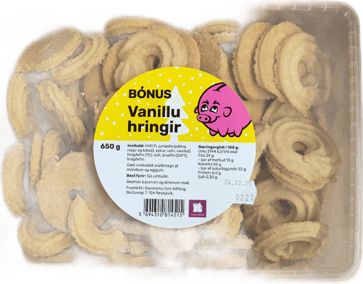 Bónus Vanilluhringir 650 g