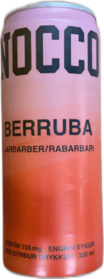 Nocco Berruba Jarðarber/Rabarbari 330 ml