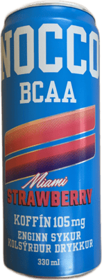 Nocco BCAA Miami jarðarber 330 ml