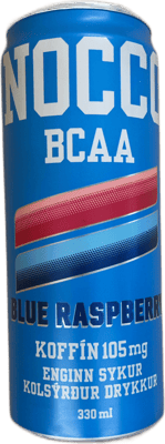Nocco BCAA Blá hindber 330 ml
