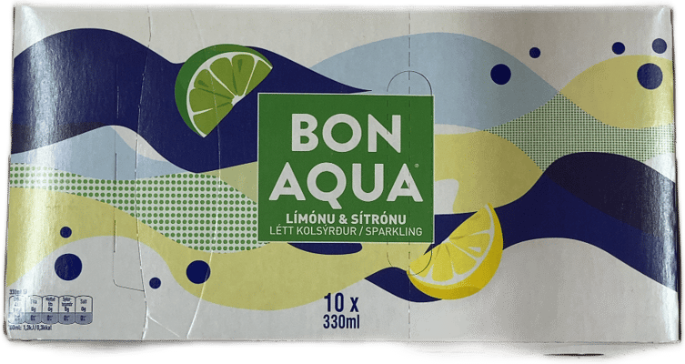Bon Aqua Límónu & Sítrónu Létt Kolsýrt 10 x 330 ml