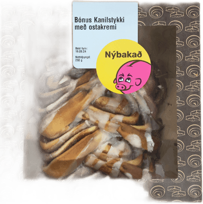 Bónus Kanilstykki með ostakremi 250 g
