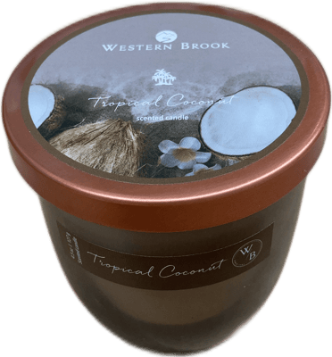 Western Brook suðrænt kókosilmandi kerti 127 g