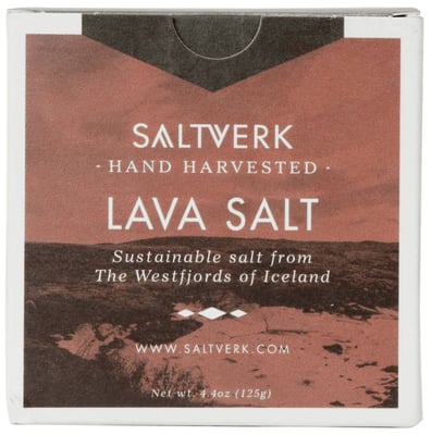Saltverk handunnið hraunsalt 125 g