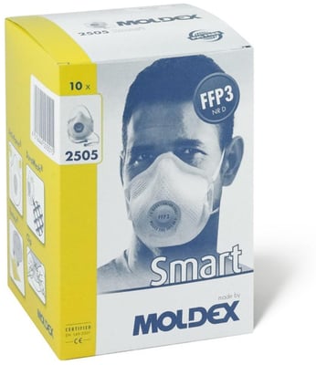 Moldex SMART rykgríma FFP3 með ventli, 10stk